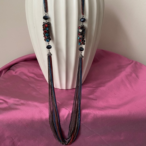 Multicolour Beautiful Necklace - Picture 1 of 8